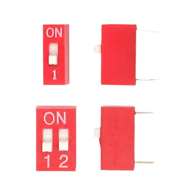 Interrupteur de trempette XZ-Dse-02RGA, commutateur DIP 2P pour les modules de réception de signal dans le domaine de l\'équipement d\'automatisation automobile