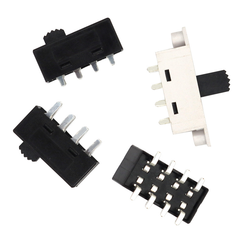 Interrupteur à glissière SS23H30 Deux-Position pour les appareils électroménagers, les soins médicaux, les équipements de beauté et de soins capillaires,-Current 3-Positionner l\'interrupteur de glissement
